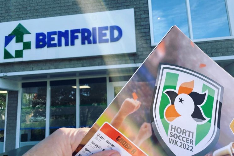 Prijsuitreiking bij Benfried Prijsuitreiking bij Benfried