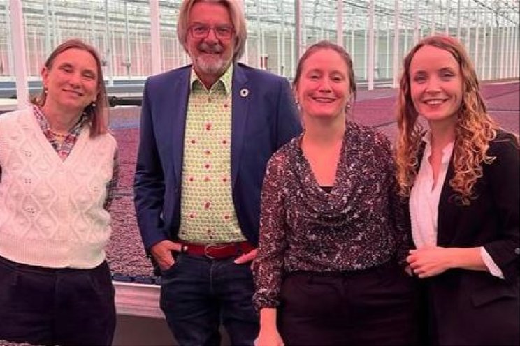 Van der Plas, Bromet en Van der Wal op bezoek Van der Plas, Bromet en Van der Wal op bezoek