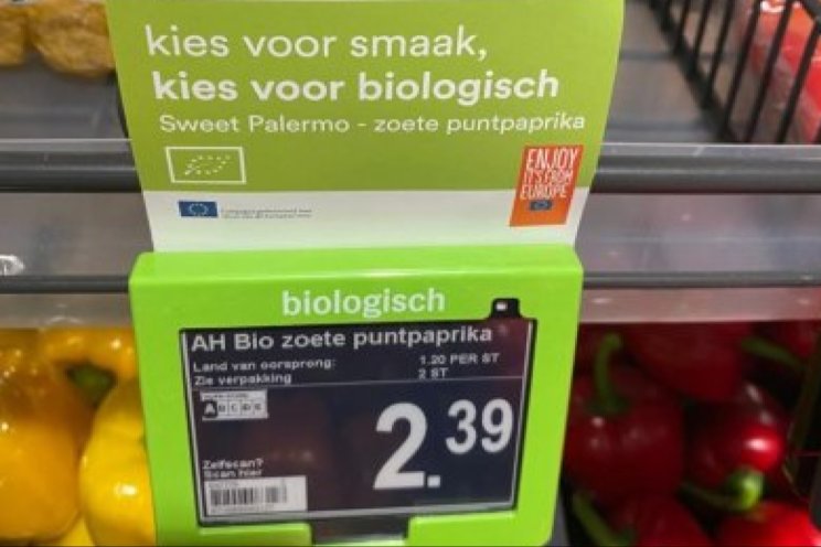 21% meer bio-verkoop door nudge in winkel