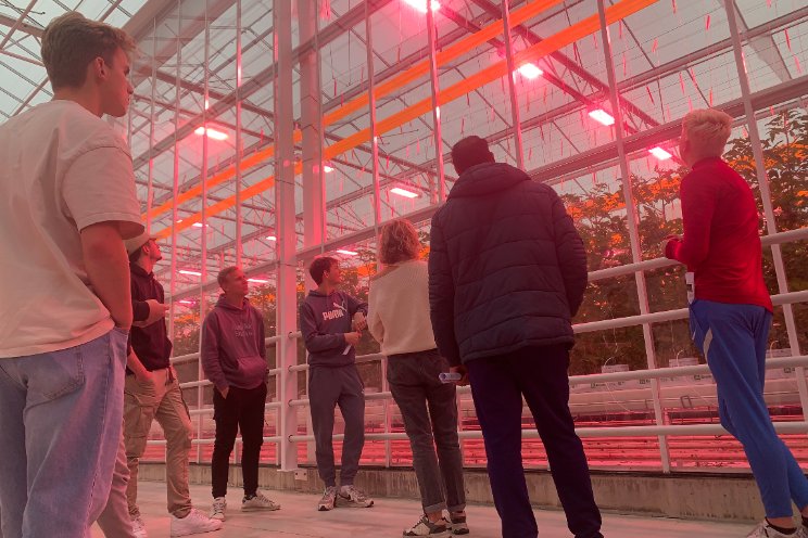 Techniekstudenten verrast over glastuinbouw