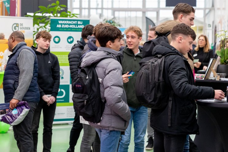 Stage- en netwerkmarkt in World Horti Center