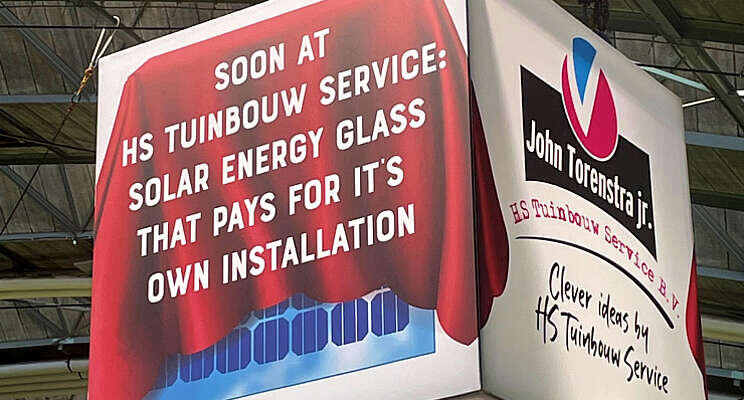 Gespot op Greentech Amsterdam: HS Solar Energy Glass Gespot op Greentech Amsterdam: HS Solar Energy Glass
