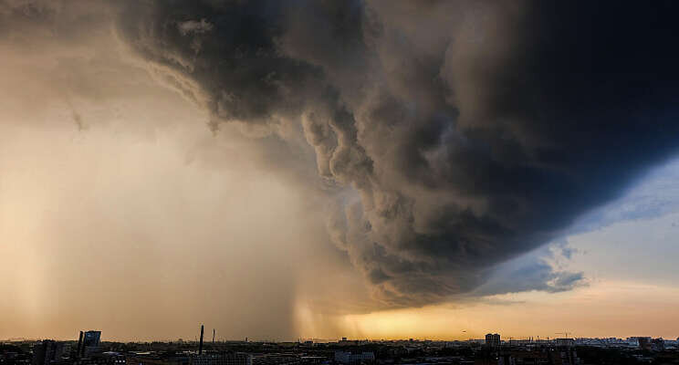 Code oranje vanwege hagel en zware wind Code oranje vanwege hagel en zware wind
