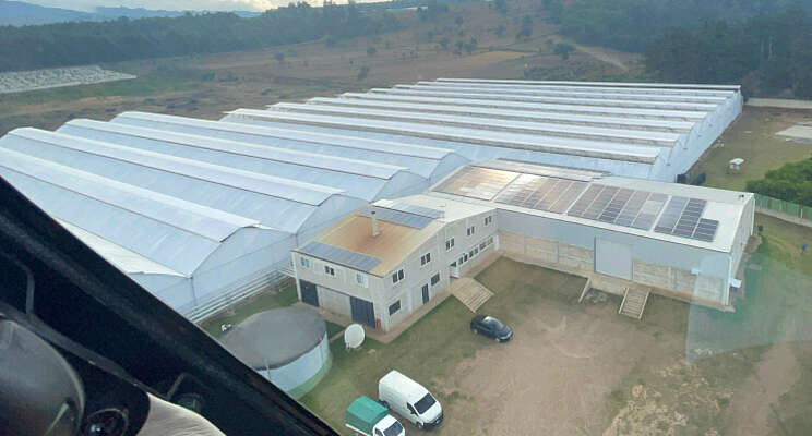 Toepassing zonne-energie op foliekas Guatemala Toepassing zonne-energie op foliekas Guatemala