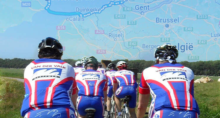 Steun fietstocht Van der Valk voor inzameling gentherapie Steun fietstocht Van der Valk voor inzameling gentherapie