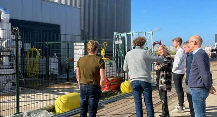 Werkbezoek Bom-Lemstra in teken aardwarmte Werkbezoek Bom-Lemstra in teken aardwarmte