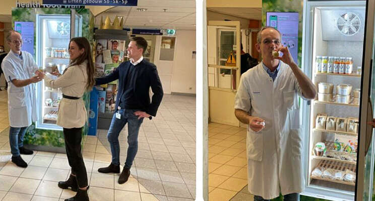 Machines met gezonde snacks geplaatst in Erasmus MC Machines met gezonde snacks geplaatst in Erasmus MC
